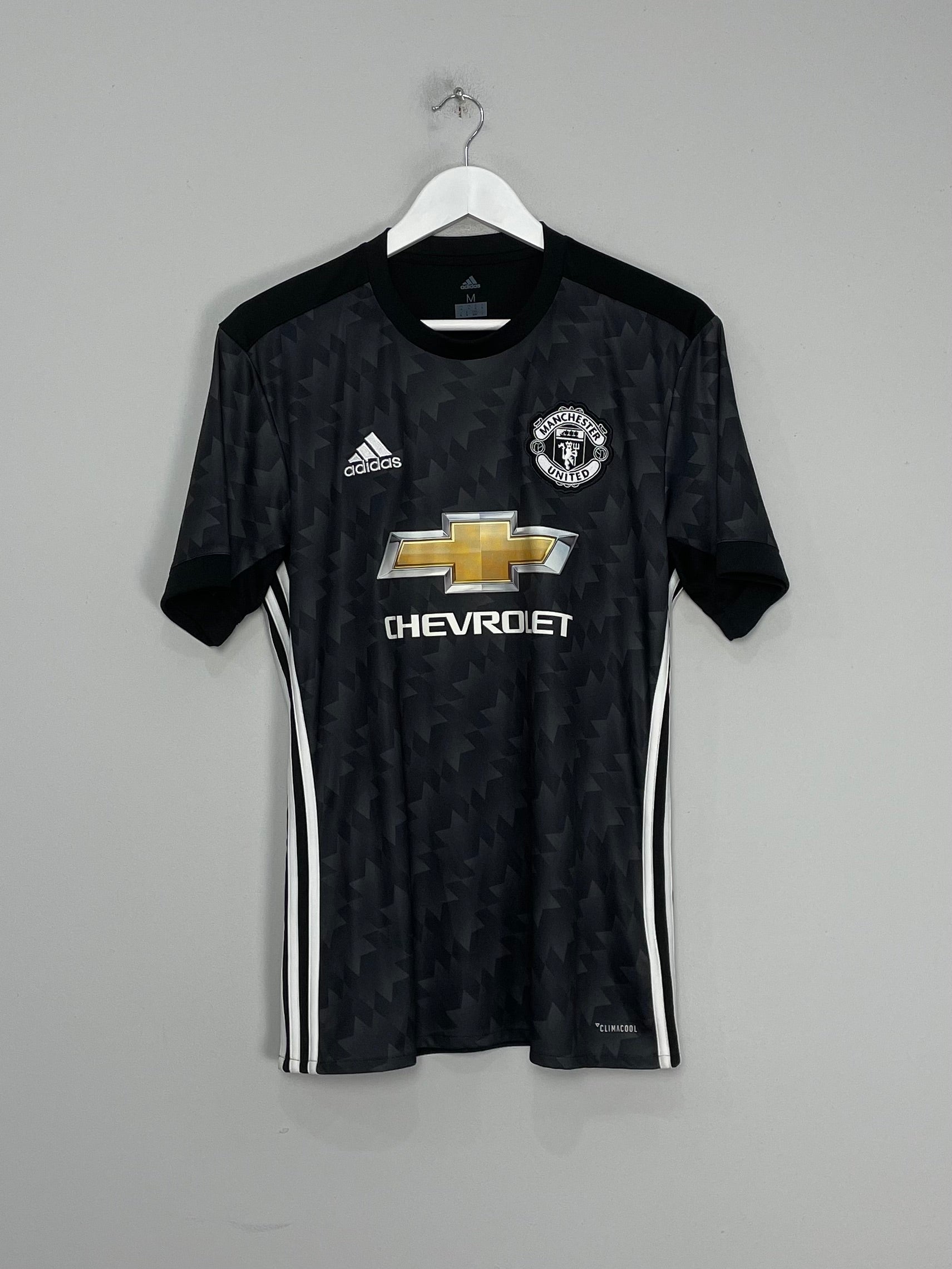 Shop 2017/18 MANCHESTER UNITED AWAY SHIRT (M) ADIDAS, classic football shirts, vintage football shirts & retro soccer jerseys at Cult Kits