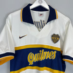 Shop 1996/97 BOCA JUNIORS AWAY SHIRT (XL) NIKE, classic football shirts, vintage football shirts & retro soccer jerseys at Cult Kits