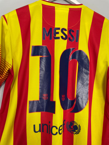 2013/14 BARCELONA MESSI #10 AWAY SHIRT (M) NIKE