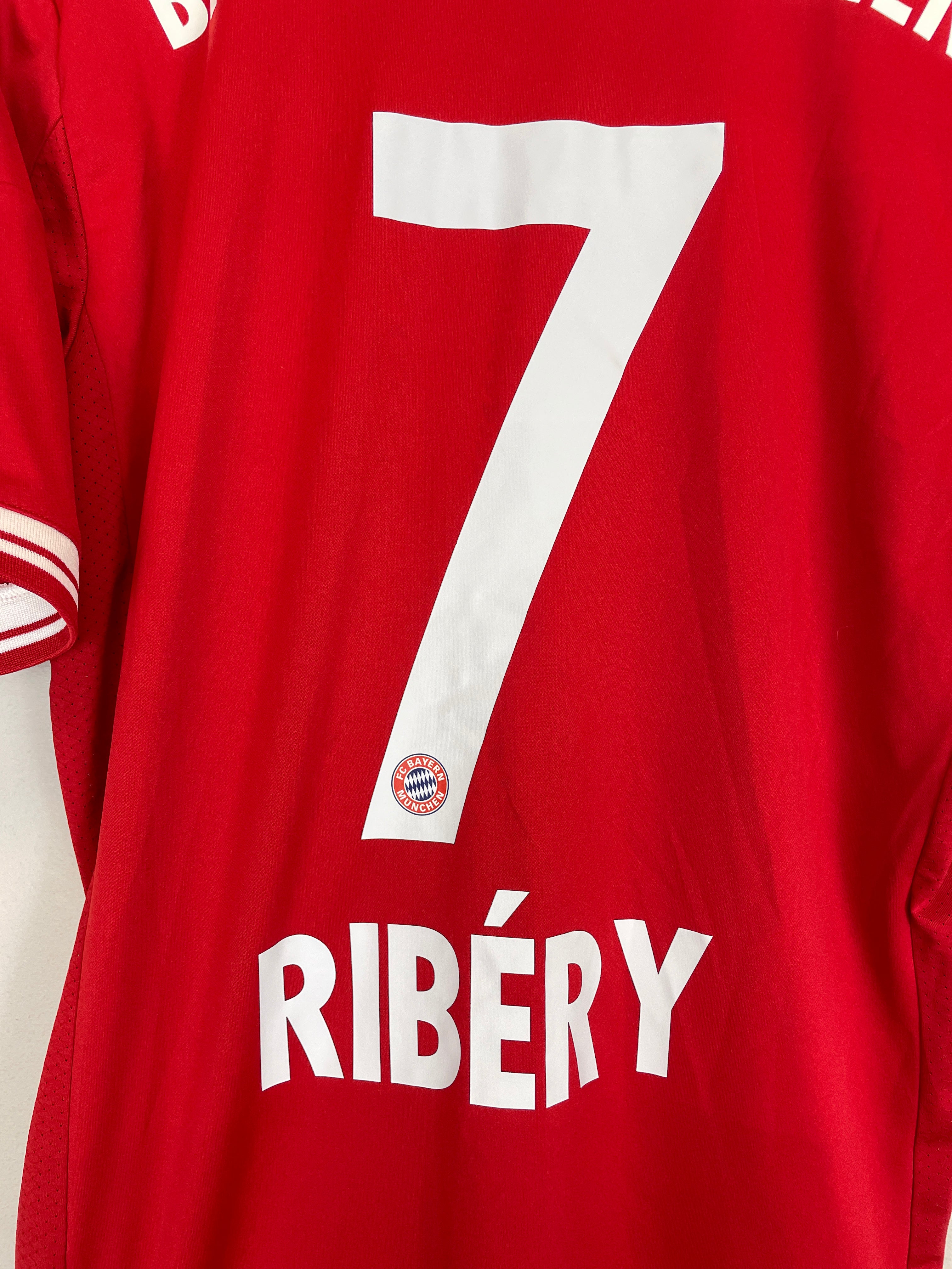 Shop 2013/14 BAYERN MUNICH RIBERY #7 HOME SHIRT (M) ADIDAS, classic football shirts, vintage football shirts & retro soccer jerseys at Cult Kits