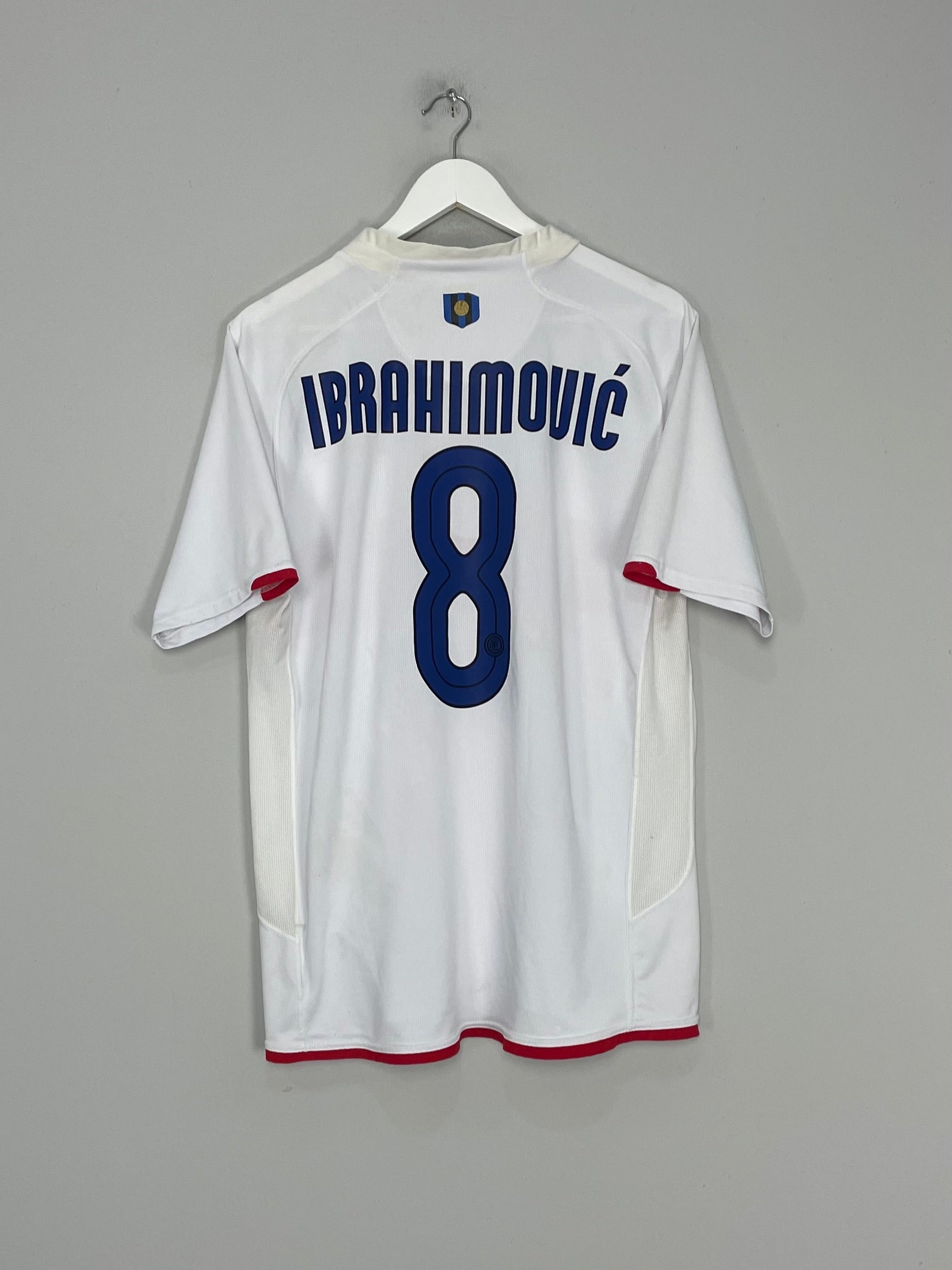 Shop 2007/08 INTER MILAN IBRAHIMOVIC #8 *CENTENARY* AWAY SHIRT (L) NIKE, classic football shirts, vintage football shirts & retro soccer jerseys at Cult Kits