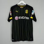 Shop 2014/15 DORTMUND KAGAWA #7 AWAY SHIRT (L) PUMA, classic football shirts, vintage football shirts & retro soccer jerseys at Cult Kits