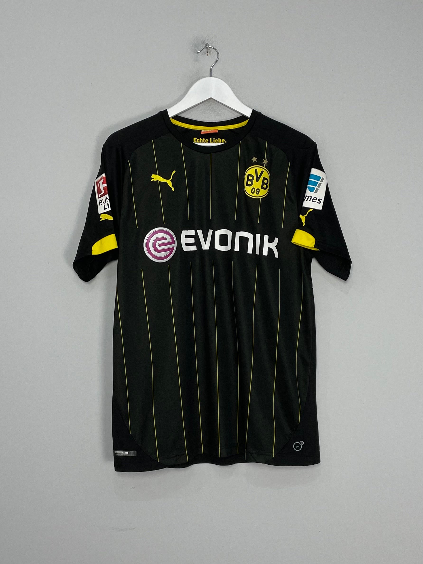 Shop 2014/15 DORTMUND KAGAWA #7 AWAY SHIRT (L) PUMA, classic football shirts, vintage football shirts & retro soccer jerseys at Cult Kits
