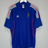 2002/04 FRANCE *SIGNED* HOME SHIRT (L) ADIDAS