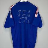 2002/04 FRANCE *SIGNED* HOME SHIRT (L) ADIDAS