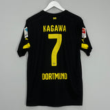 Shop 2014/15 DORTMUND KAGAWA #7 AWAY SHIRT (L) PUMA, classic football shirts, vintage football shirts & retro soccer jerseys at Cult Kits