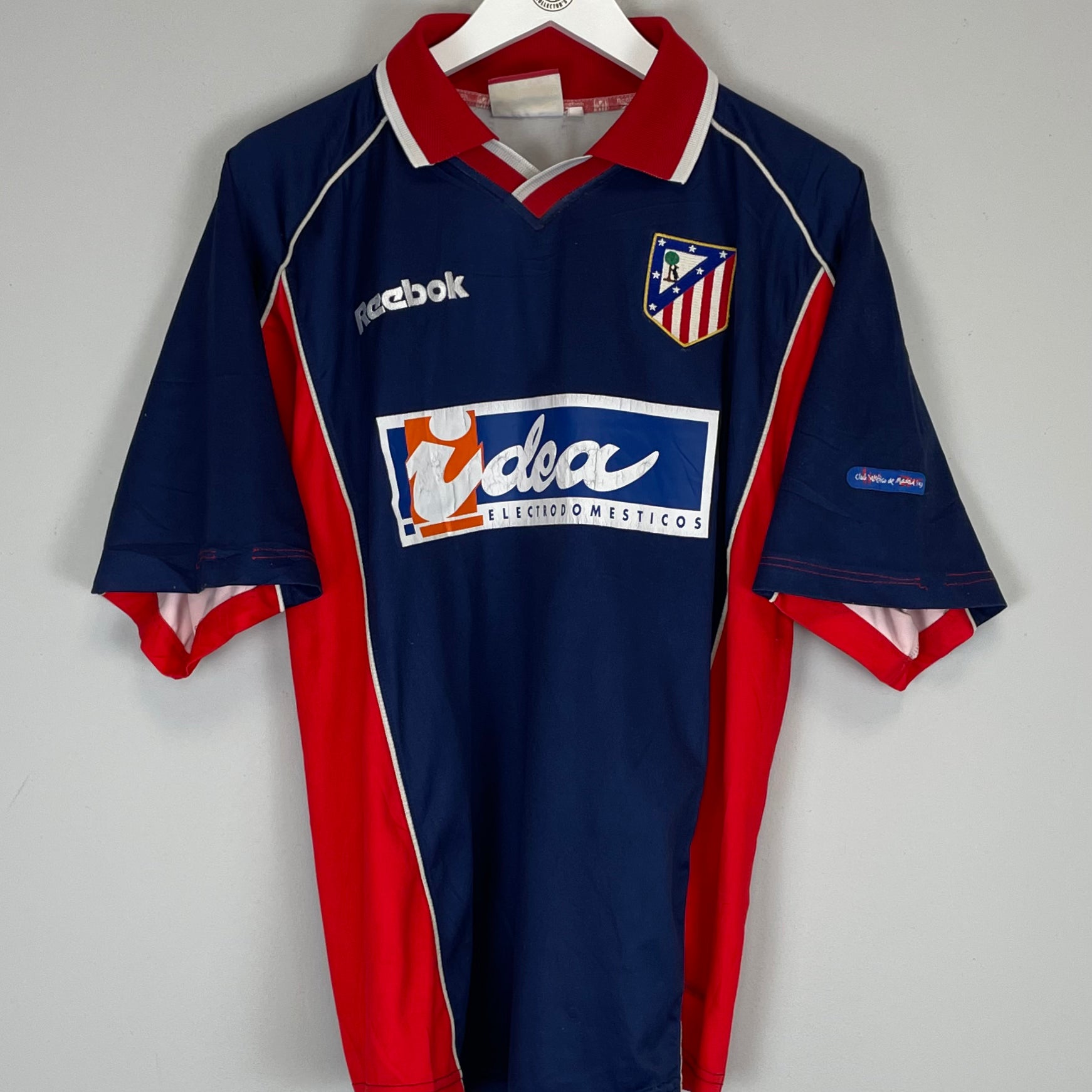 Shop 2000/01 ATLETICO MADRID AWAY SHIRT (M) REEBOK, classic football shirts, vintage football shirts & retro soccer jerseys at Cult Kits