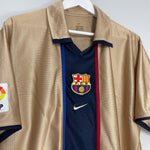 Shop 2001/03 BARCELONA XAVI #6 AWAY SHIRT (XL) NIKE, classic football shirts, vintage football shirts & retro soccer jerseys at Cult Kits