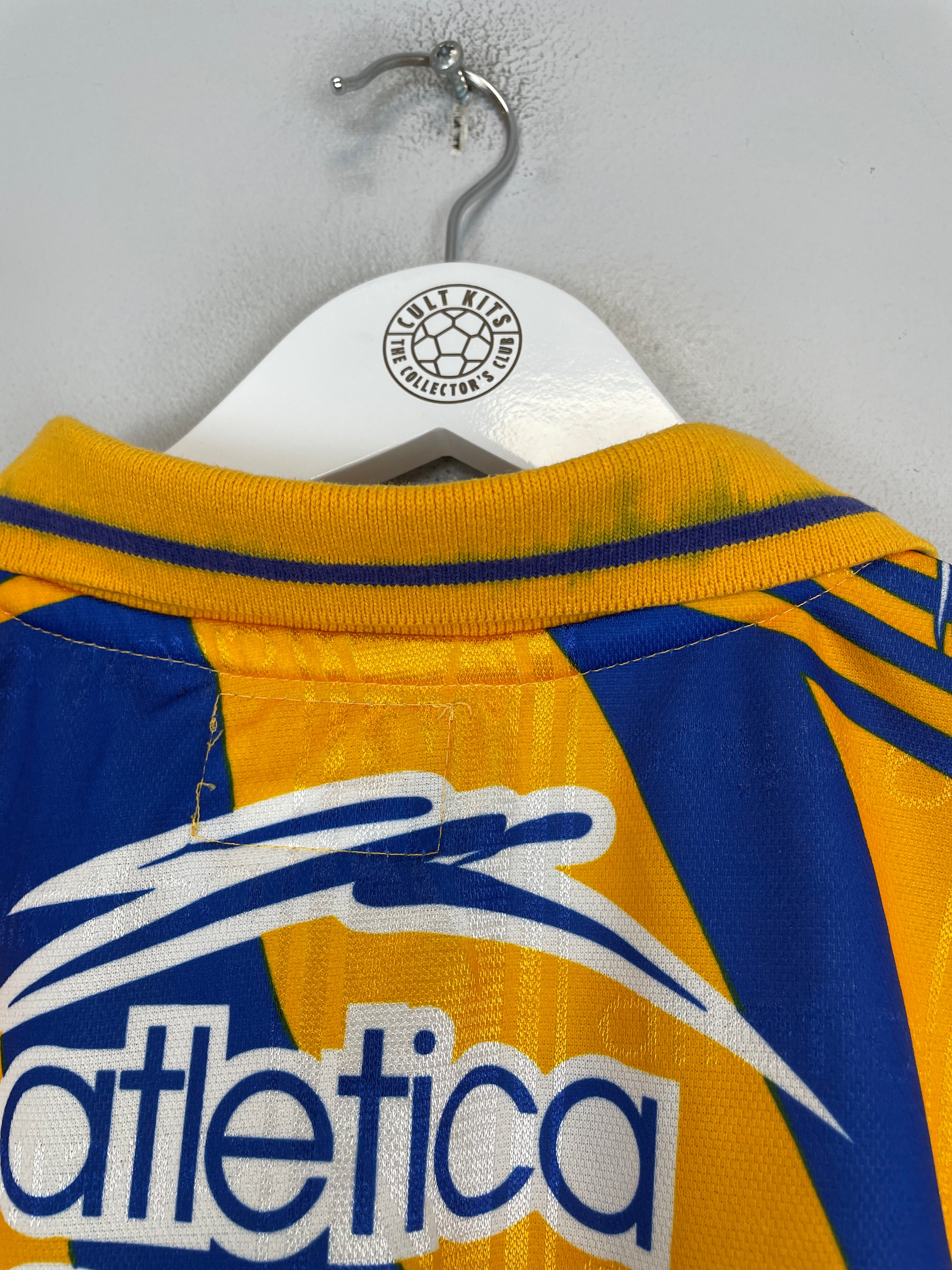 Shop 1997/99 TIGRES HOME SHIRT (M) ATLETICA, classic football shirts, vintage football shirts & retro soccer jerseys at Cult Kits