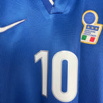 Shop 1997/98 ITALY DEL PIERO #10 HOME SHIRT (M) NIKE, classic football shirts, vintage football shirts & retro soccer jerseys at Cult Kits