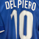 Shop 1997/98 ITALY DEL PIERO #10 HOME SHIRT (M) NIKE, classic football shirts, vintage football shirts & retro soccer jerseys at Cult Kits