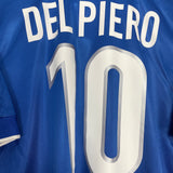 Shop 1997/98 ITALY DEL PIERO #10 HOME SHIRT (M) NIKE, classic football shirts, vintage football shirts & retro soccer jerseys at Cult Kits