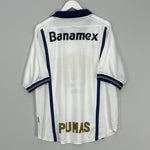 Shop 1999/00 UNAM PUMAS AWAY SHIRT (L) NIKE, classic football shirts, vintage football shirts & retro soccer jerseys at Cult Kits