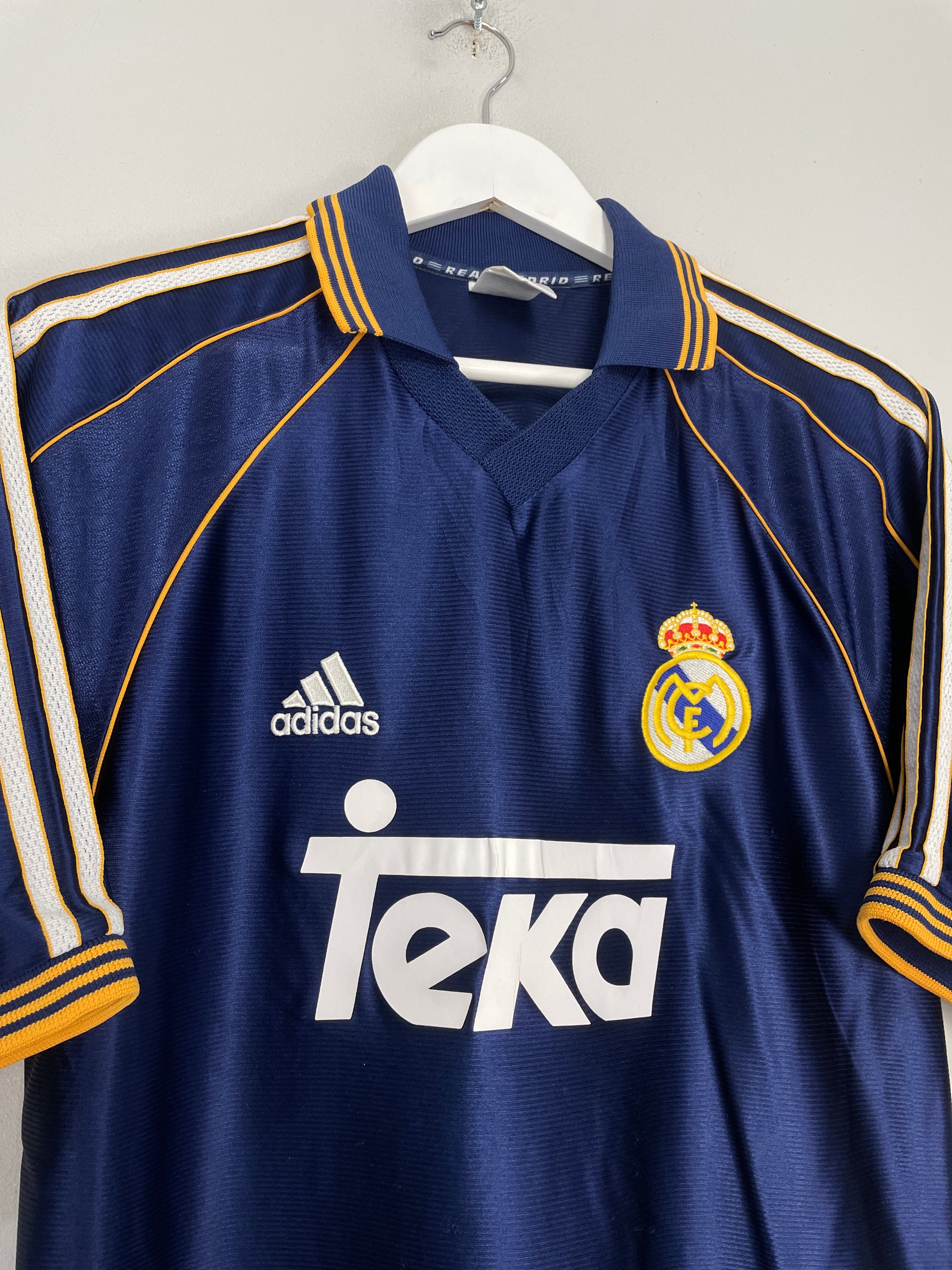 Shop 1998/99 REAL MADRID SEEDORF #10 AWAY SHIRT (S) ADIDAS, classic football shirts, vintage football shirts & retro soccer jerseys at Cult Kits
