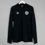 Shop 2022/23 HEARTS 1/4 ZIP DRILL TOP (L) UMBRO, classic football shirts, vintage football shirts & retro soccer jerseys at Cult Kits