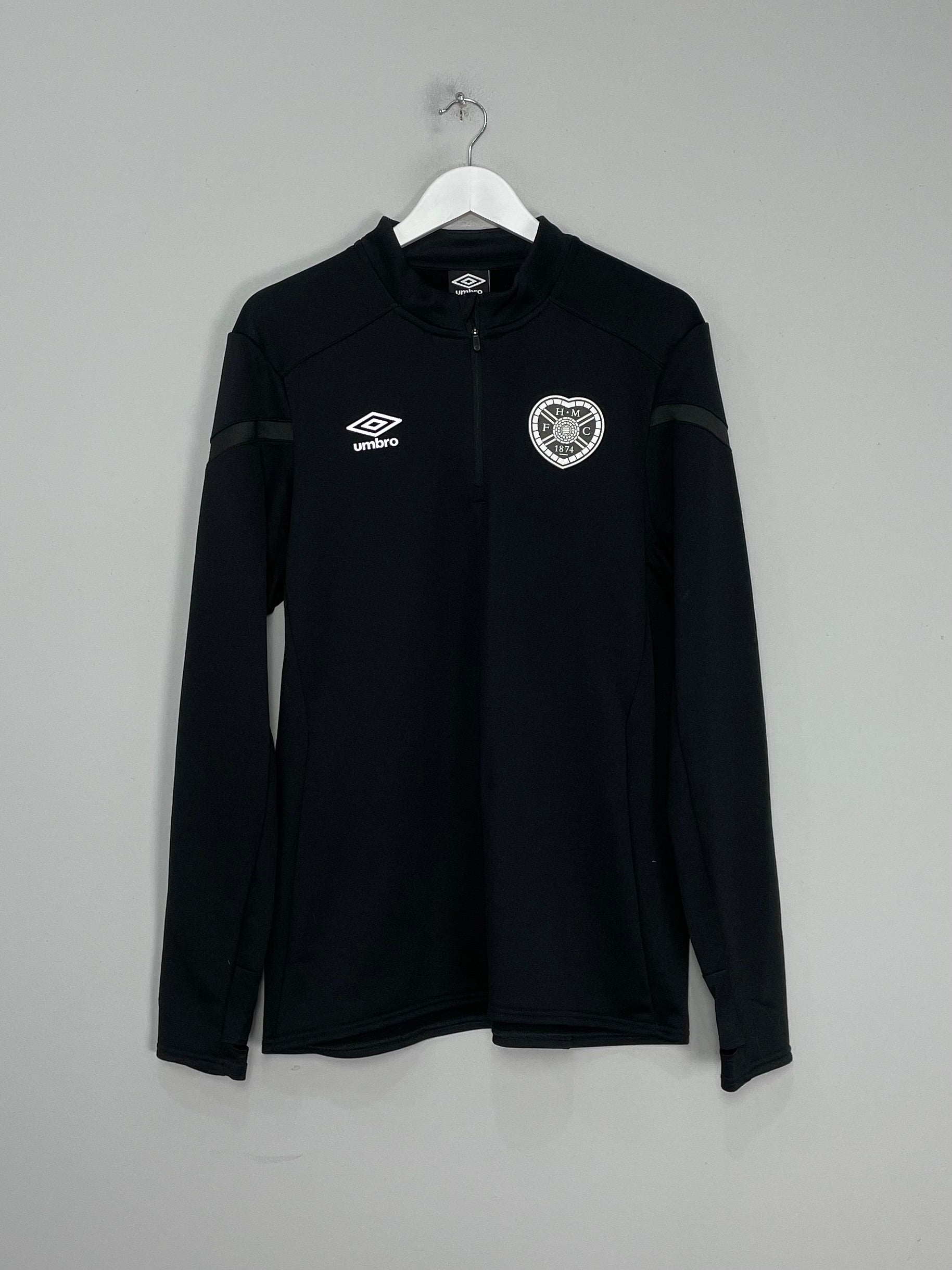 Shop 2022/23 HEARTS 1/4 ZIP DRILL TOP (L) UMBRO, classic football shirts, vintage football shirts & retro soccer jerseys at Cult Kits