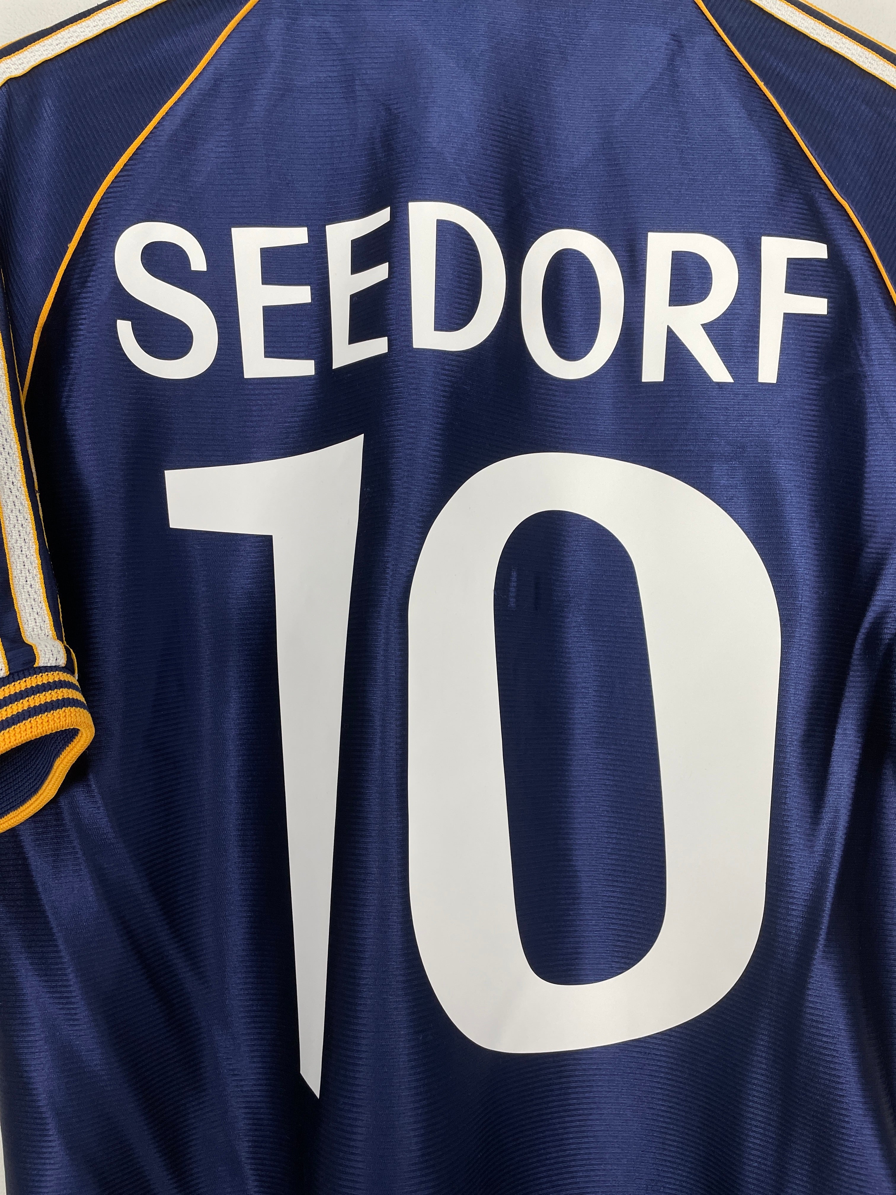 Shop 1998/99 REAL MADRID SEEDORF #10 AWAY SHIRT (S) ADIDAS, classic football shirts, vintage football shirts & retro soccer jerseys at Cult Kits
