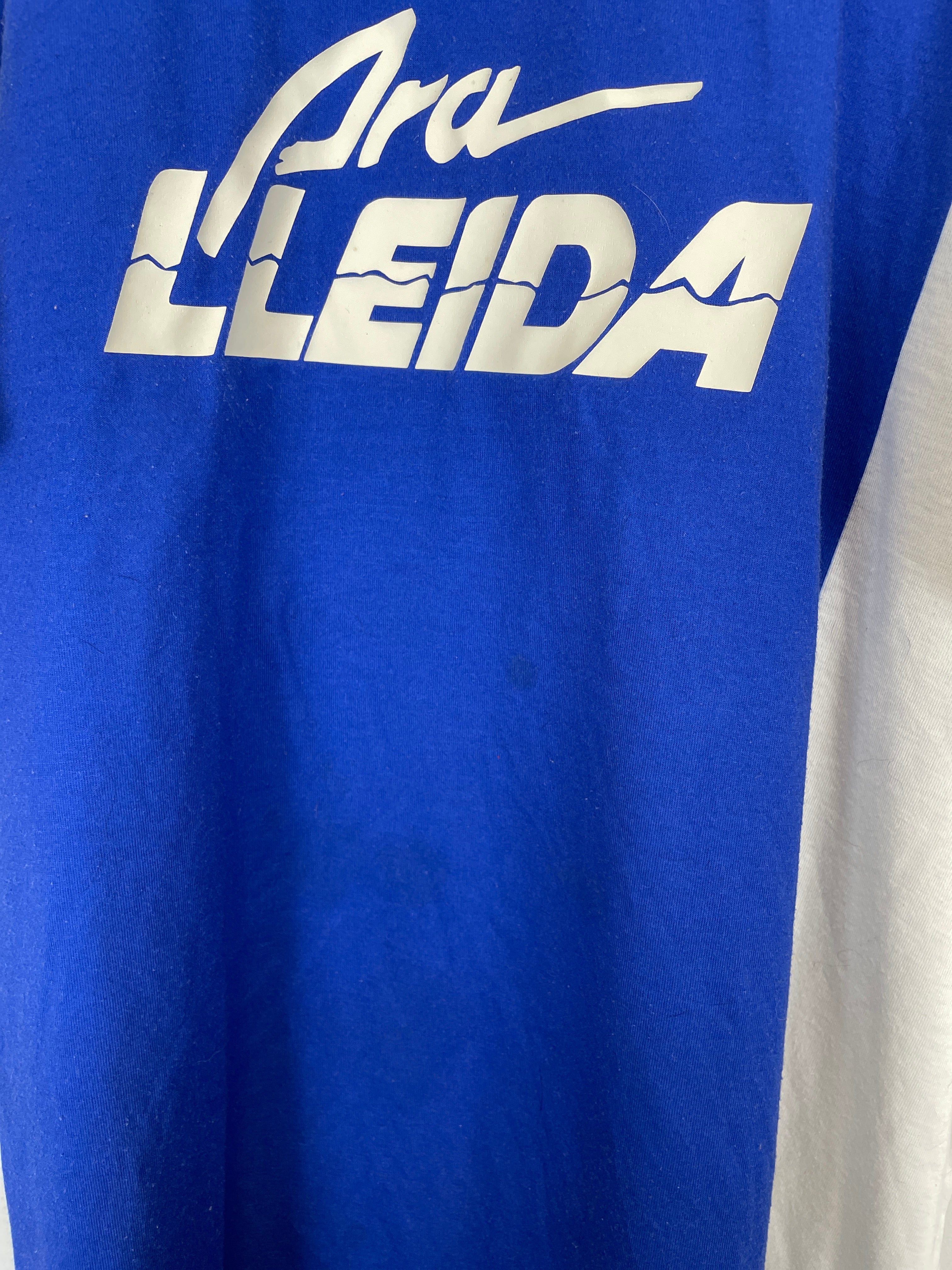 Shop 1996/98 UE LLEIDA TRAINING SHIRT (XL) KAPPA, classic football shirts, vintage football shirts & retro soccer jerseys at Cult Kits