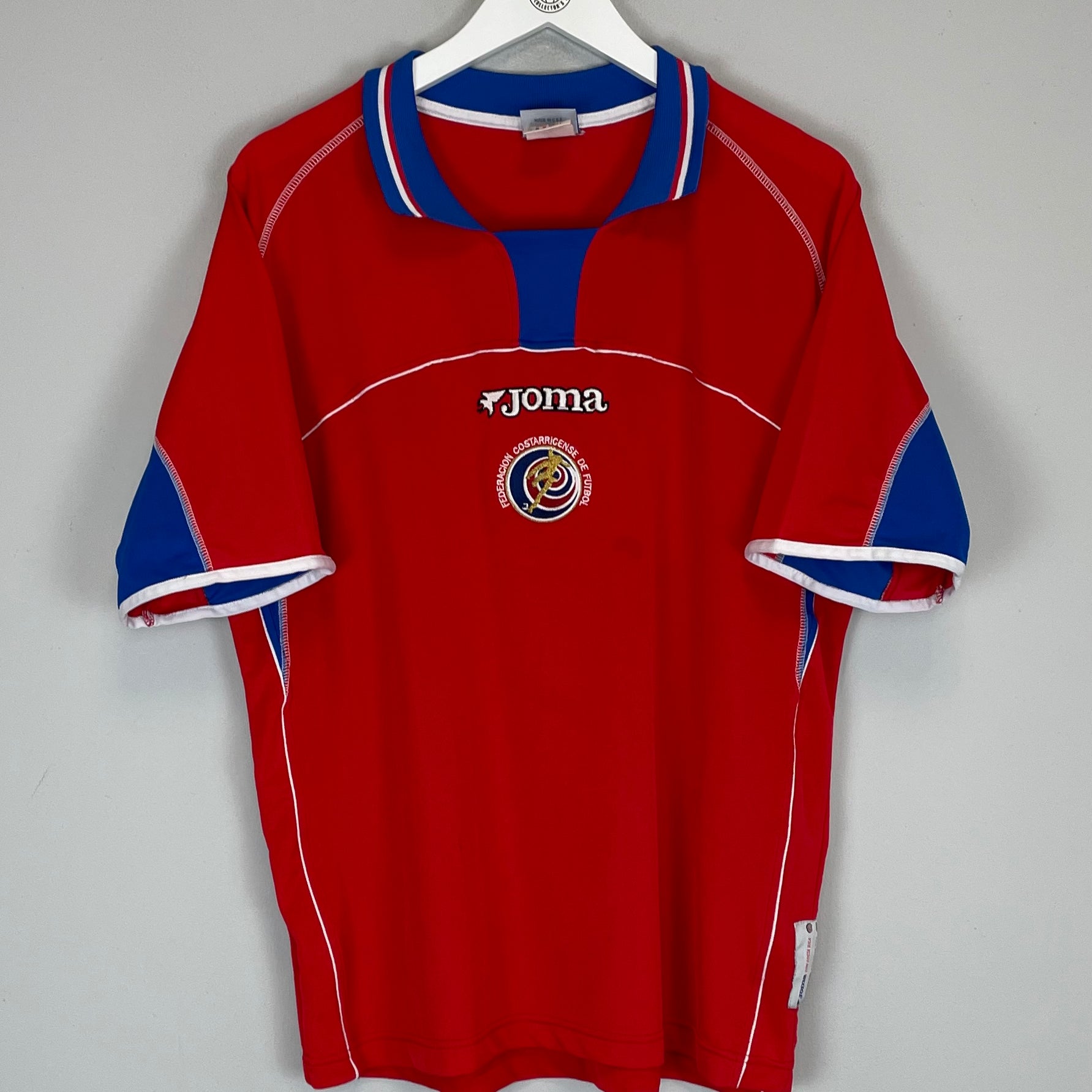 Shop 2002 COSTA RICA HOME SHIRT (S) JOMA, classic football shirts, vintage football shirts & retro soccer jerseys at Cult Kits