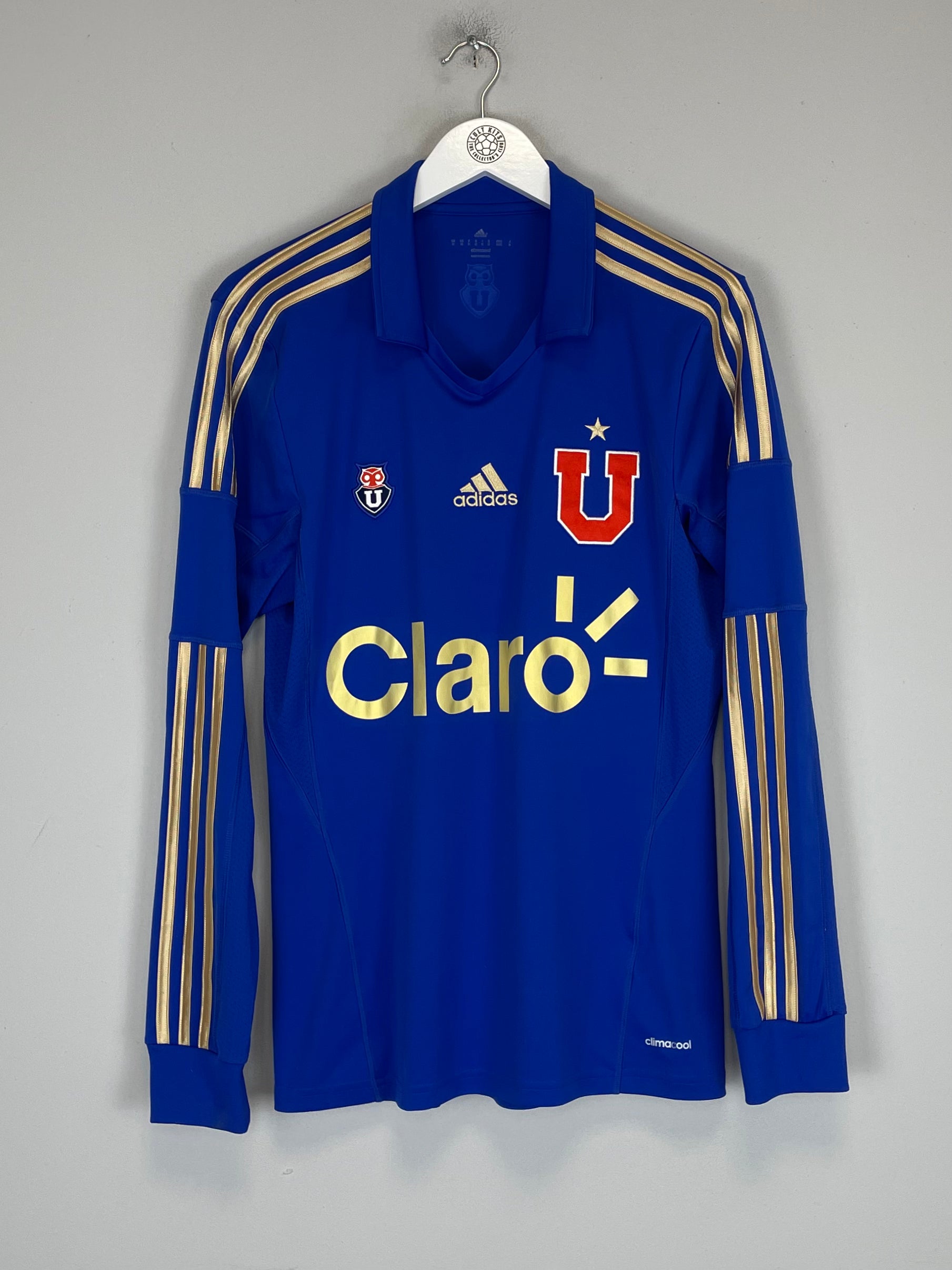 Shop 2013/14 UNIVERSIDAD DE CHILE L/S HOME SHIRT (M) ADIDAS, classic football shirts, vintage football shirts & retro soccer jerseys at Cult Kits