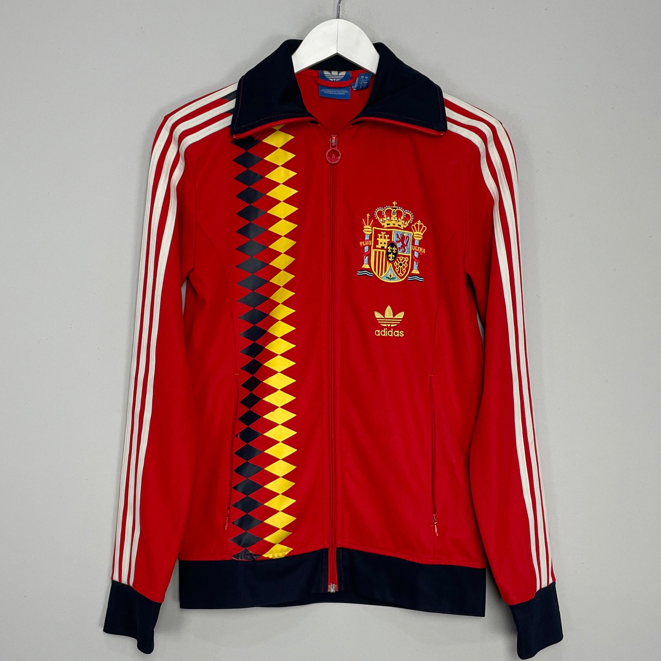 Shop 2014 SPAIN TRACK JACKET (S) ADIDAS, classic football shirts, vintage football shirts & retro soccer jerseys at Cult Kits