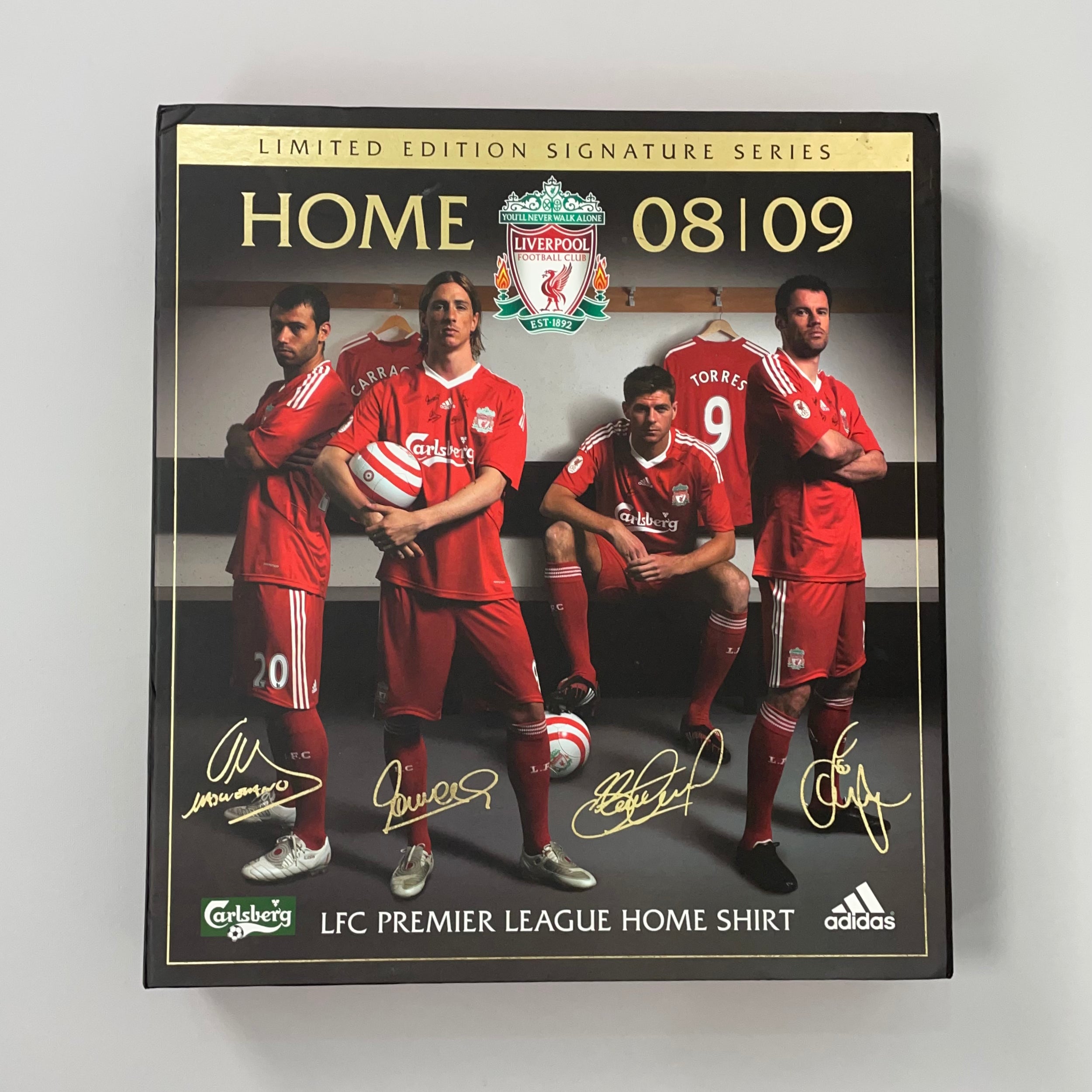 Shop 2008/09 LIVERPOOL *LIMITED EDITION* BOX SET (L) ADIDAS SIGNATURE SERIES, classic football shirts, vintage football shirts & retro soccer jerseys at Cult Kits