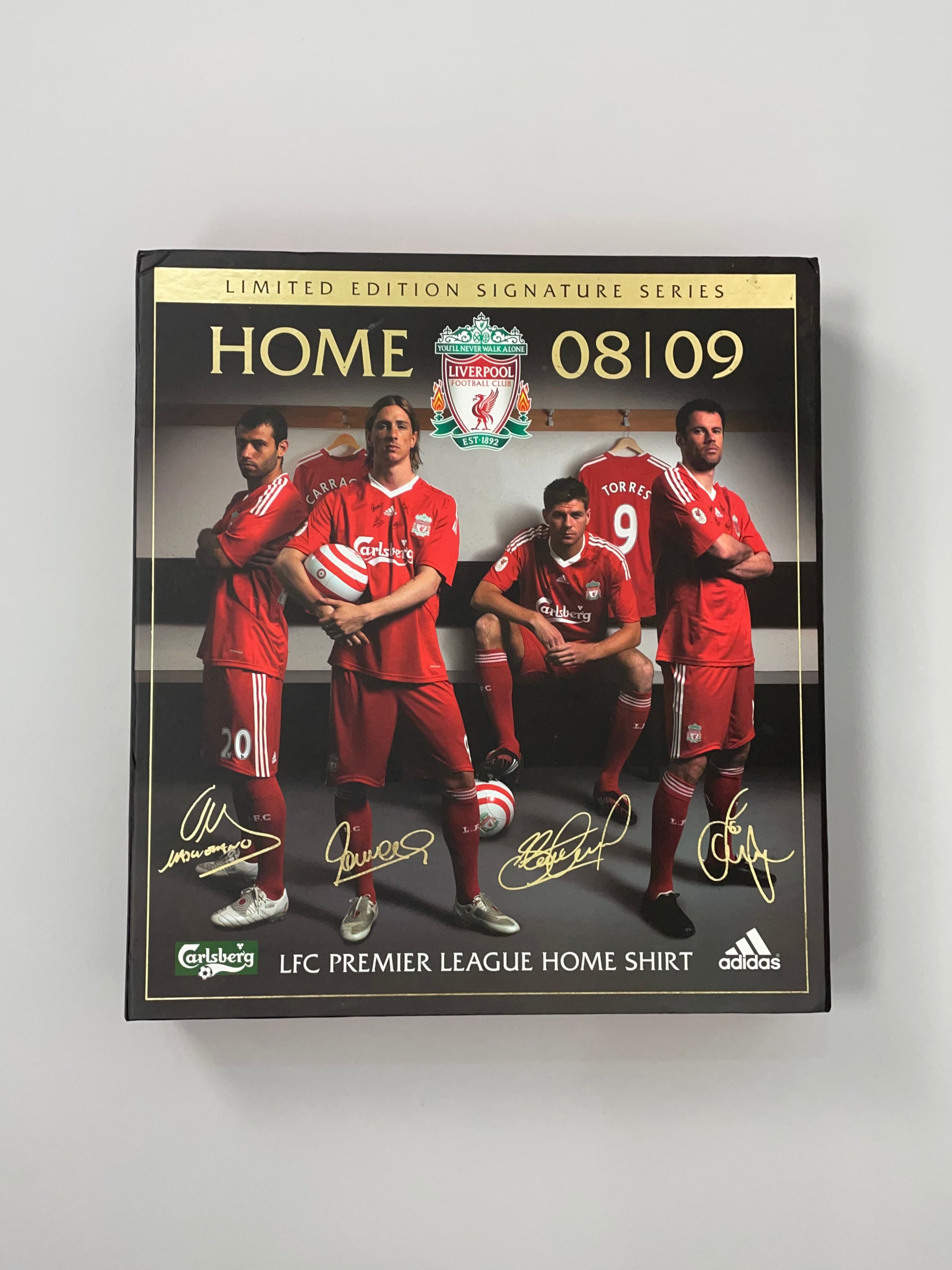 Shop 2008/09 LIVERPOOL *LIMITED EDITION* BOX SET (L) ADIDAS SIGNATURE SERIES, classic football shirts, vintage football shirts & retro soccer jerseys at Cult Kits