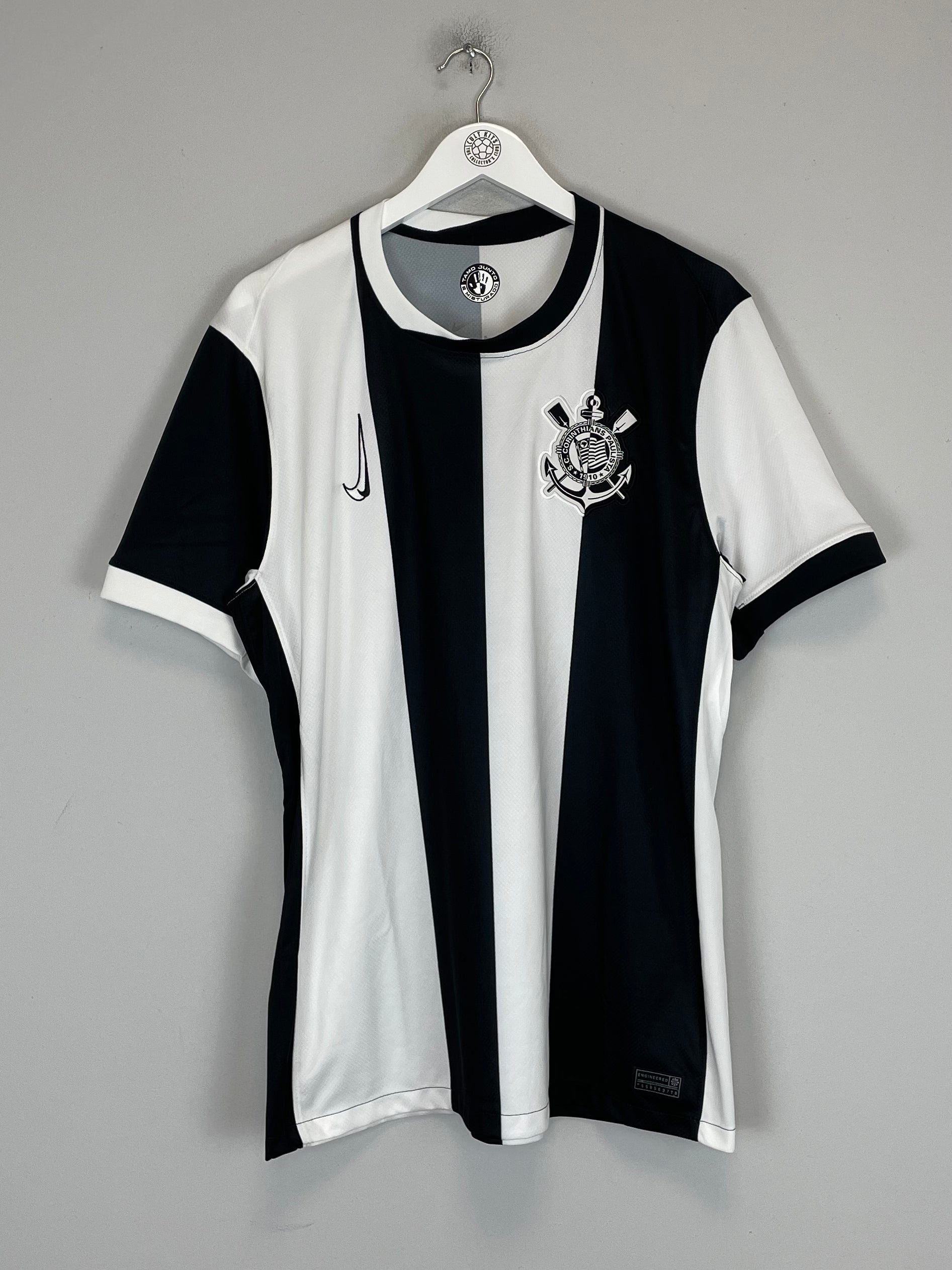 Shop 2024/25 CORINTHIANS LUCIANO #8 THIRD SHIRT (XL) NIKE, classic football shirts, vintage football shirts & retro soccer jerseys at Cult Kits