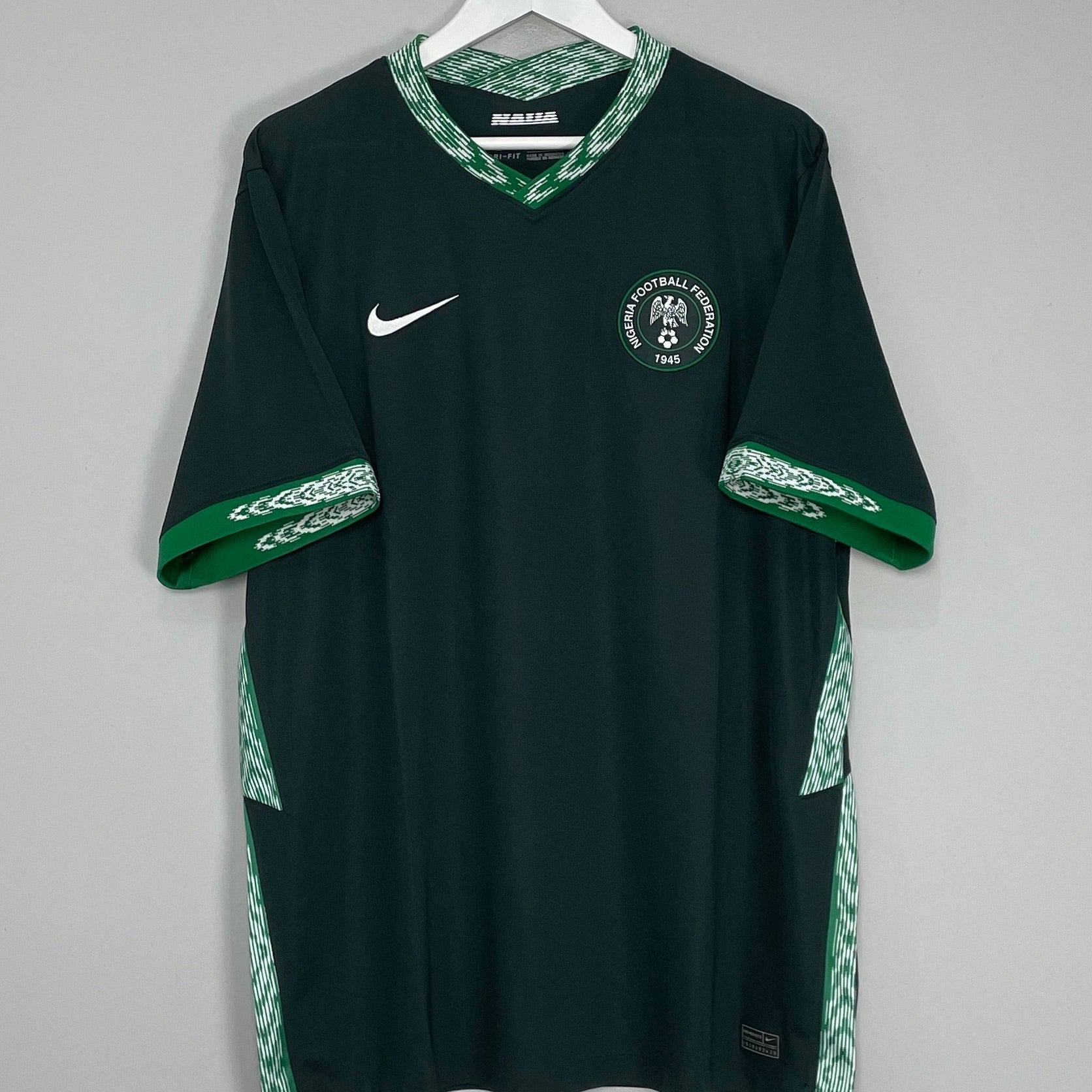 Shop 2020/21 NIGERIA AWAY SHIRT (XXL) NIKE, classic football shirts, vintage football shirts & retro soccer jerseys at Cult Kits