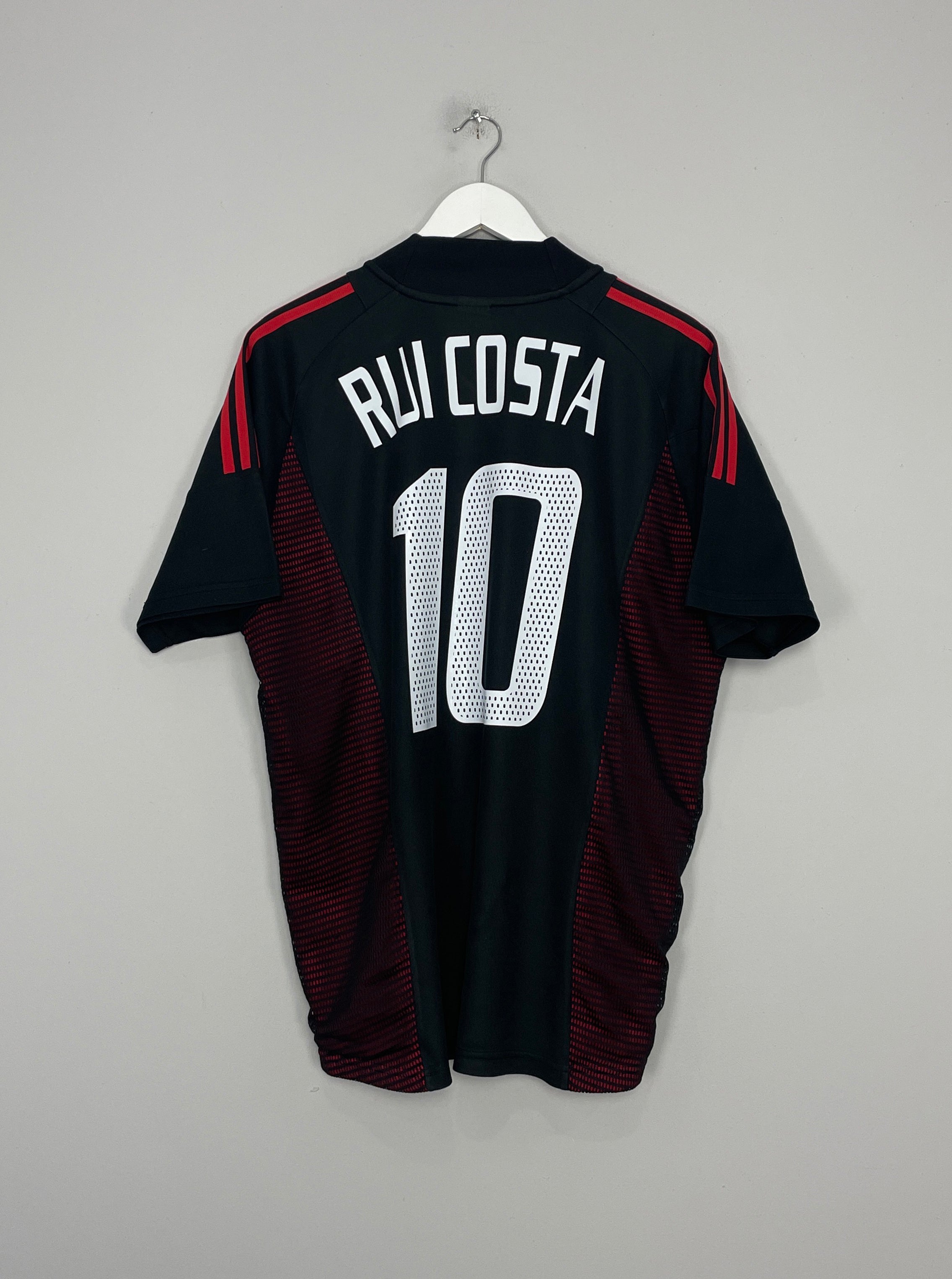 Shop 2002/04 AC MILAN RUI COSTA #10 THIRD SHIRT (L) ADIDAS, classic football shirts, vintage football shirts & retro soccer jerseys at Cult Kits
