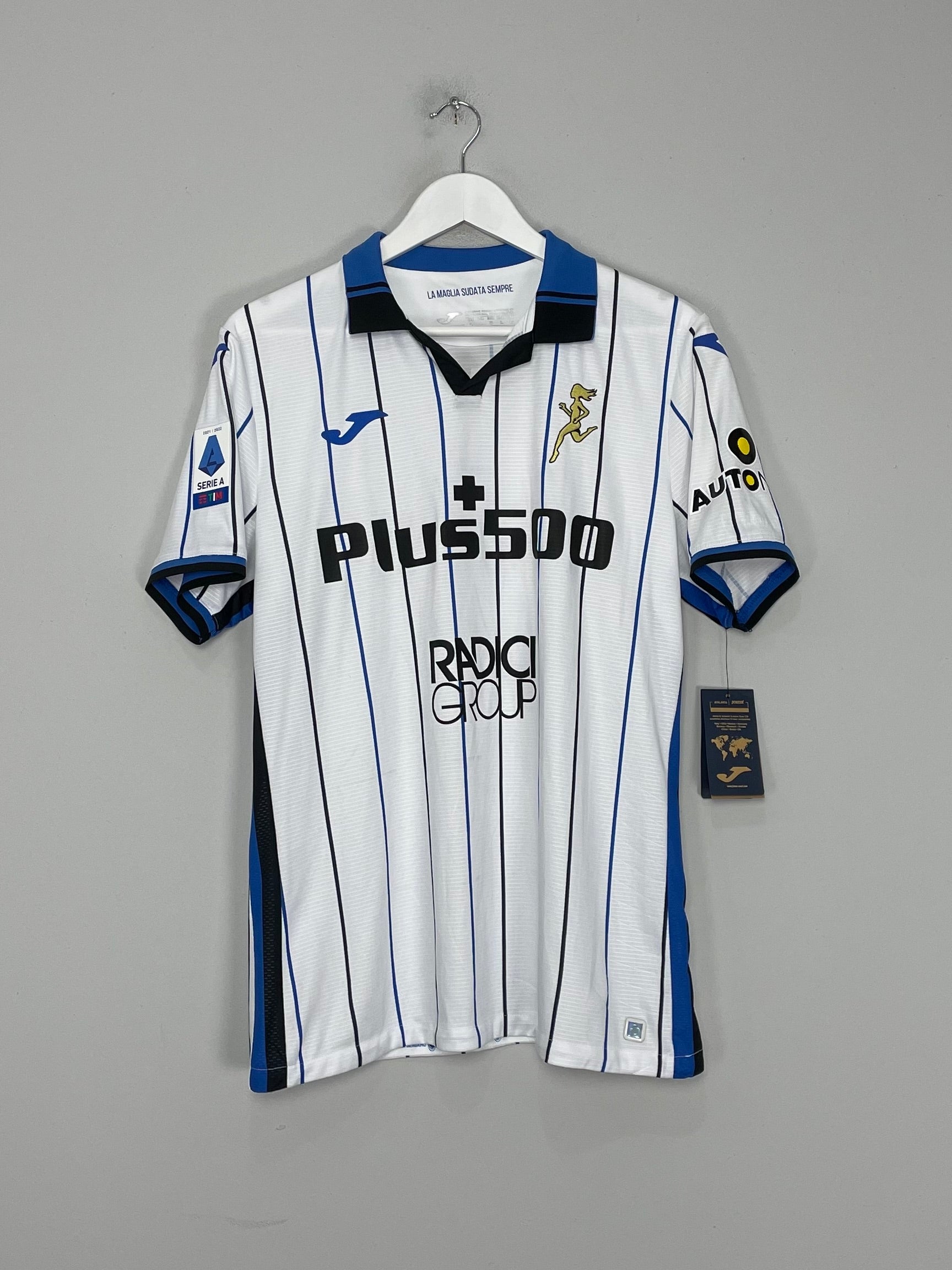 Shop 2021/22 ATALANTA DUVAN #91 *BNWT* AWAY SHIRT (L) JOMA, classic football shirts, vintage football shirts & retro soccer jerseys at Cult Kits