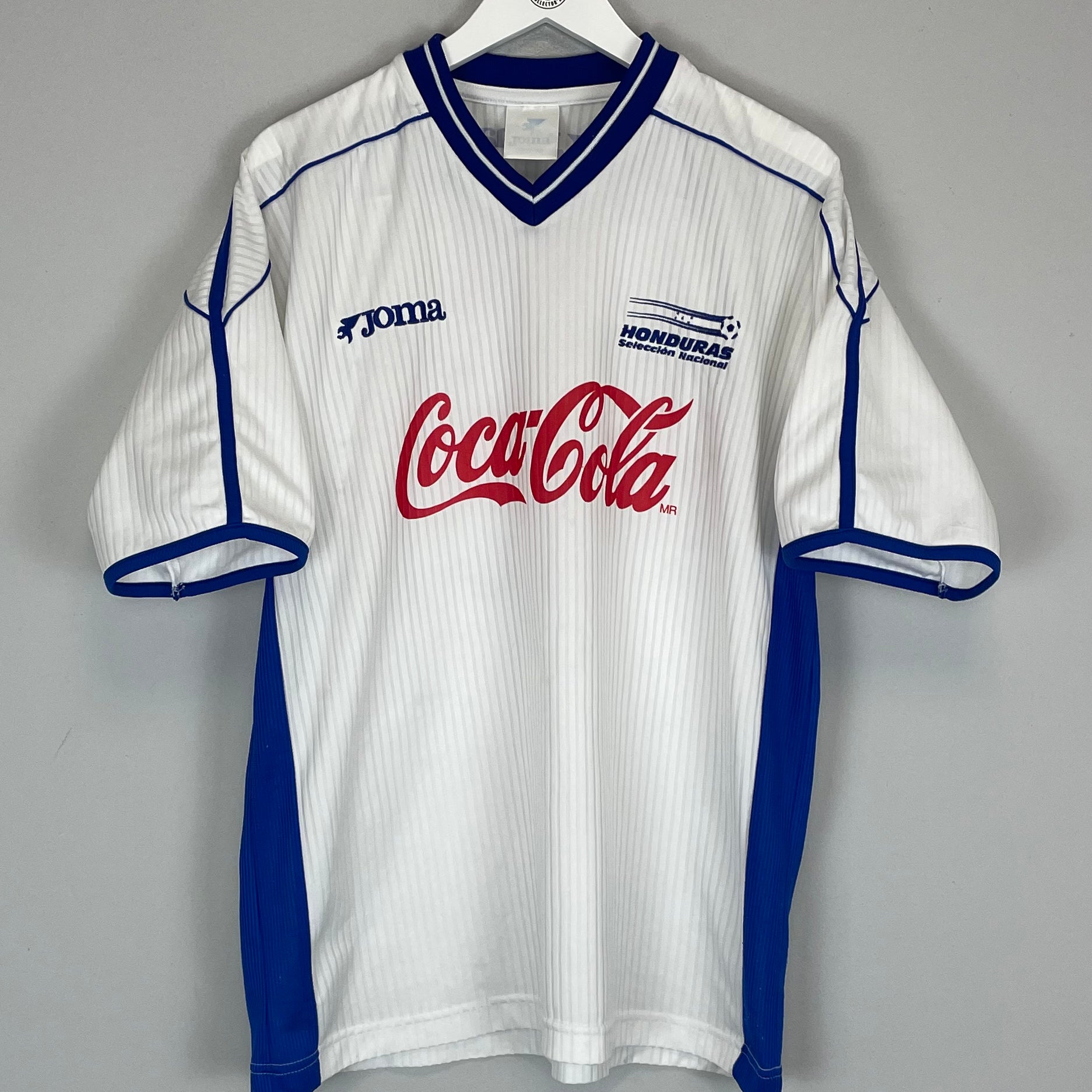 Shop 2000/01 HONDURAS *SIGNED* TRAINING SHIRT (L) JOMA, classic football shirts, vintage football shirts & retro soccer jerseys at Cult Kits