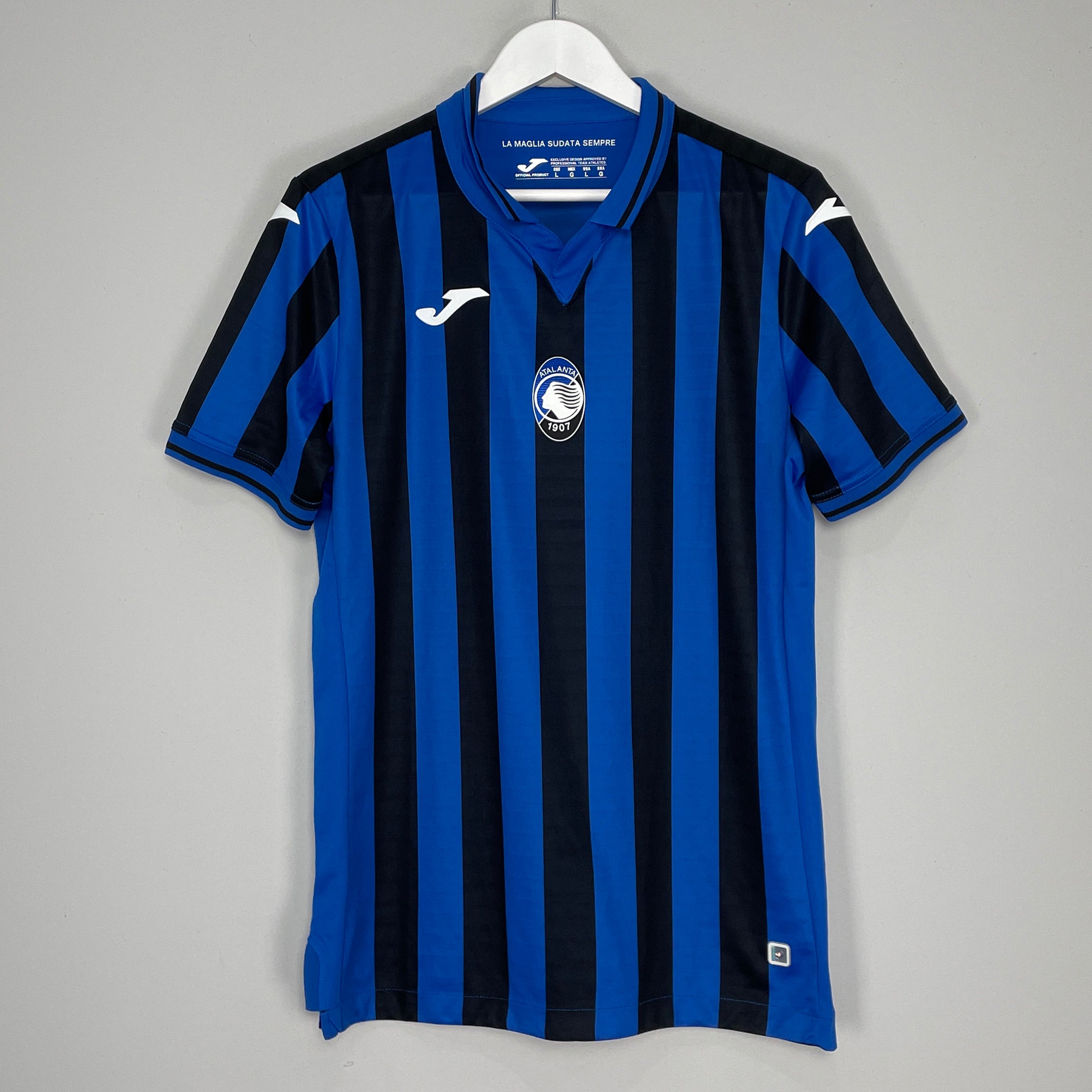 Shop 2019/20 ATALANTA HOME SHIRT (L) JOMA, classic football shirts, vintage football shirts & retro soccer jerseys at Cult Kits