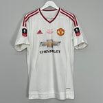 Shop 2015/16 MANCHESTER UNITED RASHFORD #39 FA CUP AWAY SHIRT (M) ADIDAS, classic football shirts, vintage football shirts & retro soccer jerseys at Cult Kits