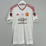 Shop 2015/16 MANCHESTER UNITED RASHFORD #39 FA CUP AWAY SHIRT (M) ADIDAS, classic football shirts, vintage football shirts & retro soccer jerseys at Cult Kits