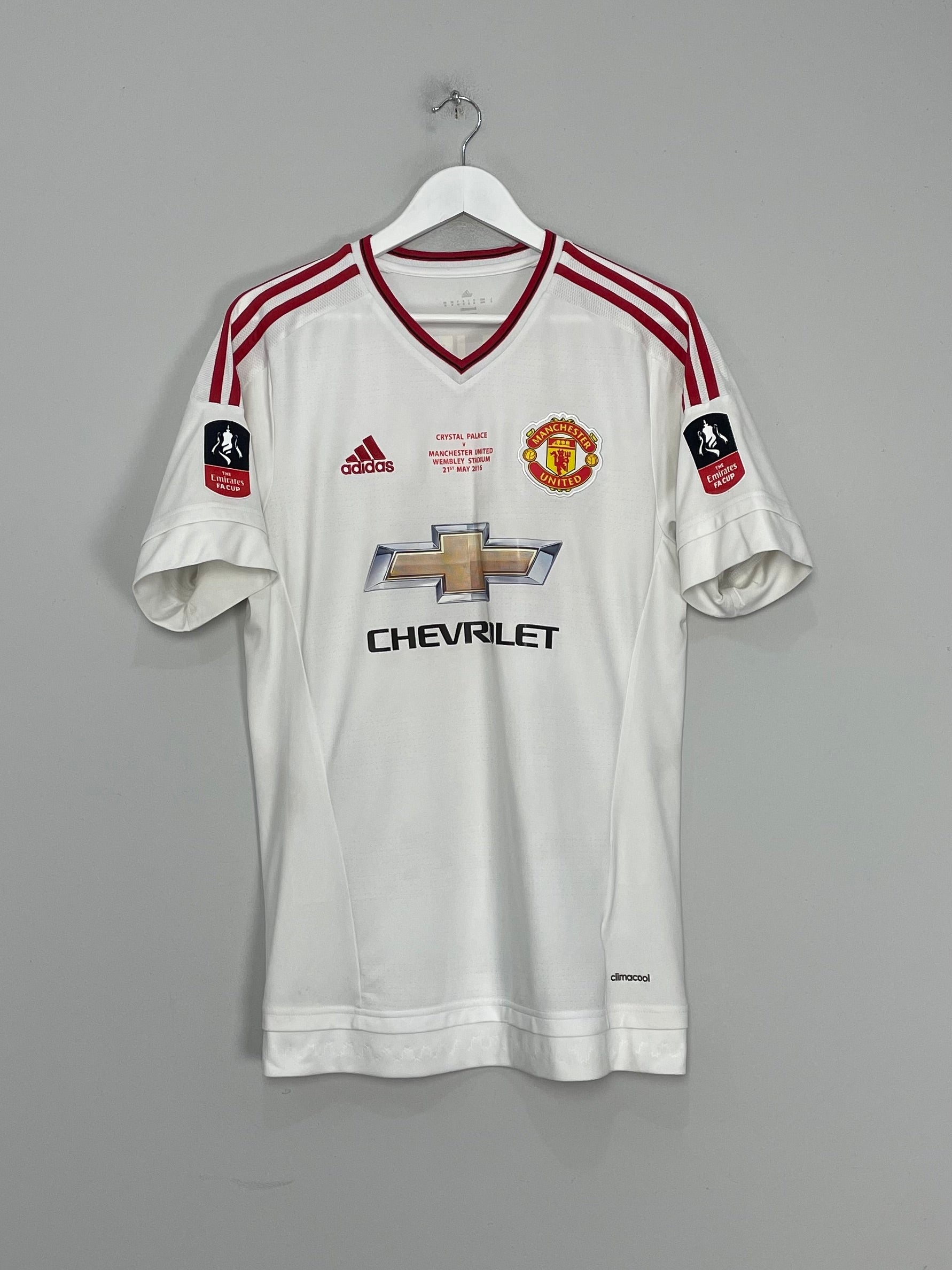 Shop 2015/16 MANCHESTER UNITED RASHFORD #39 FA CUP AWAY SHIRT (M) ADIDAS, classic football shirts, vintage football shirts & retro soccer jerseys at Cult Kits