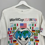 Shop 1994 USA WORLD CUP T-SHIRT (XL) OM, classic football shirts, vintage football shirts & retro soccer jerseys at Cult Kits