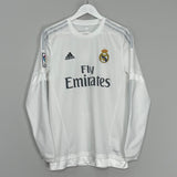 Shop 2015/16 REAL MADRID RONALDO #7 L/S HOME SHIRT (M) ADIDAS, classic football shirts, vintage football shirts & retro soccer jerseys at Cult Kits