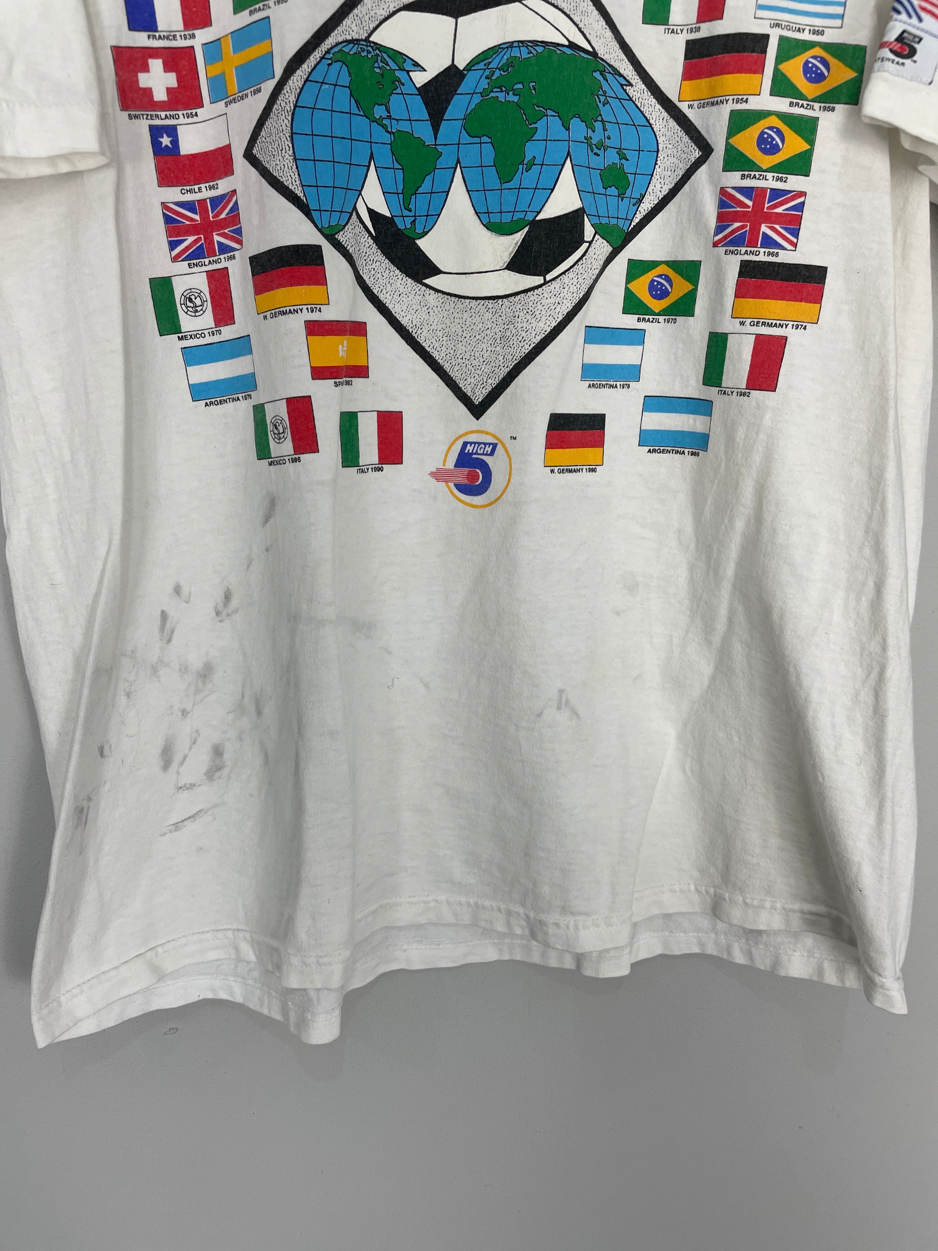 Shop 1994 USA WORLD CUP T-SHIRT (XL) OM, classic football shirts, vintage football shirts & retro soccer jerseys at Cult Kits