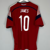 2014/15 COLOMBIA JAMES #10 AWAY SHIRT (L) ADIDAS