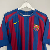 2005/06 BARCELONA HOME SHIRT (M) NIKE