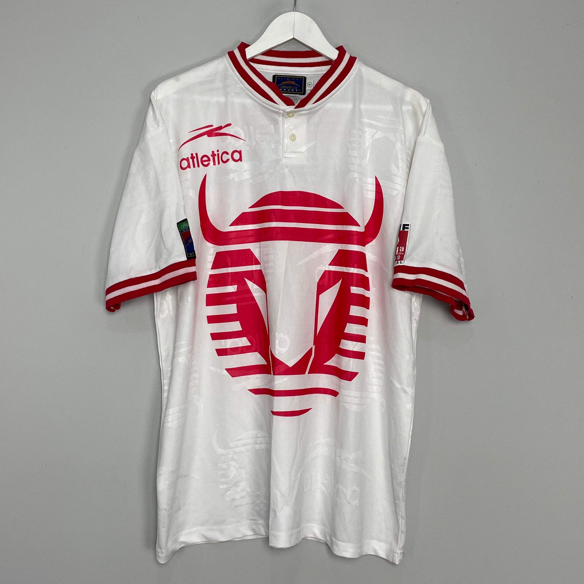 Shop 1996/97 TOROS NEZA HOME SHIRT (L) ATLETICA, classic football shirts, vintage football shirts & retro soccer jerseys at Cult Kits