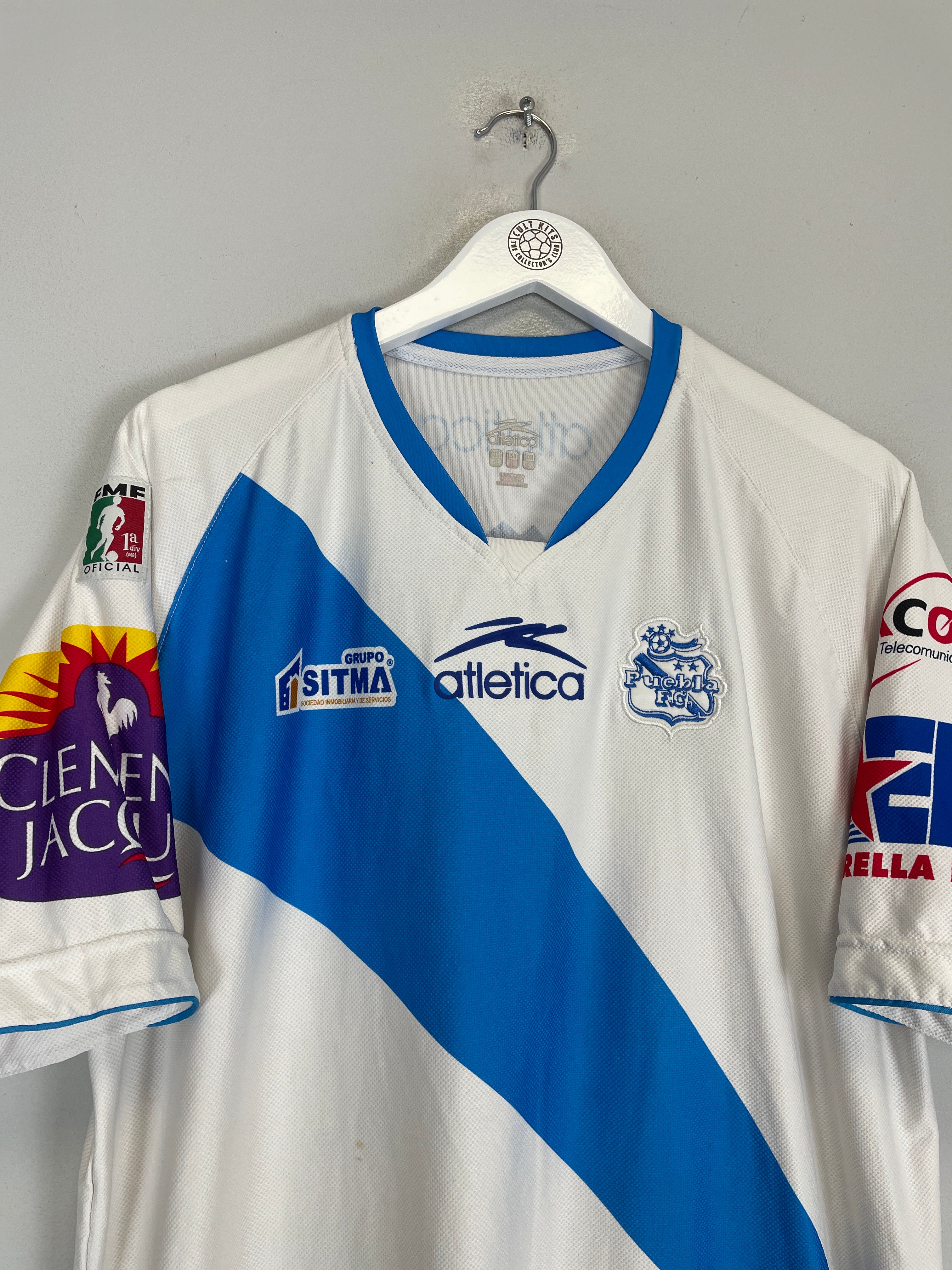 Shop 2007/08 PUEBLA #11 HOME SHIRT (XL) ATLETICA, classic football shirts, vintage football shirts & retro soccer jerseys at Cult Kits
