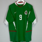 2003/04 MEXICO J.BORGETTI #9 HOME SHIRT (L) NIKE