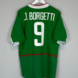 2003/04 MEXICO J.BORGETTI #9 HOME SHIRT (L) NIKE