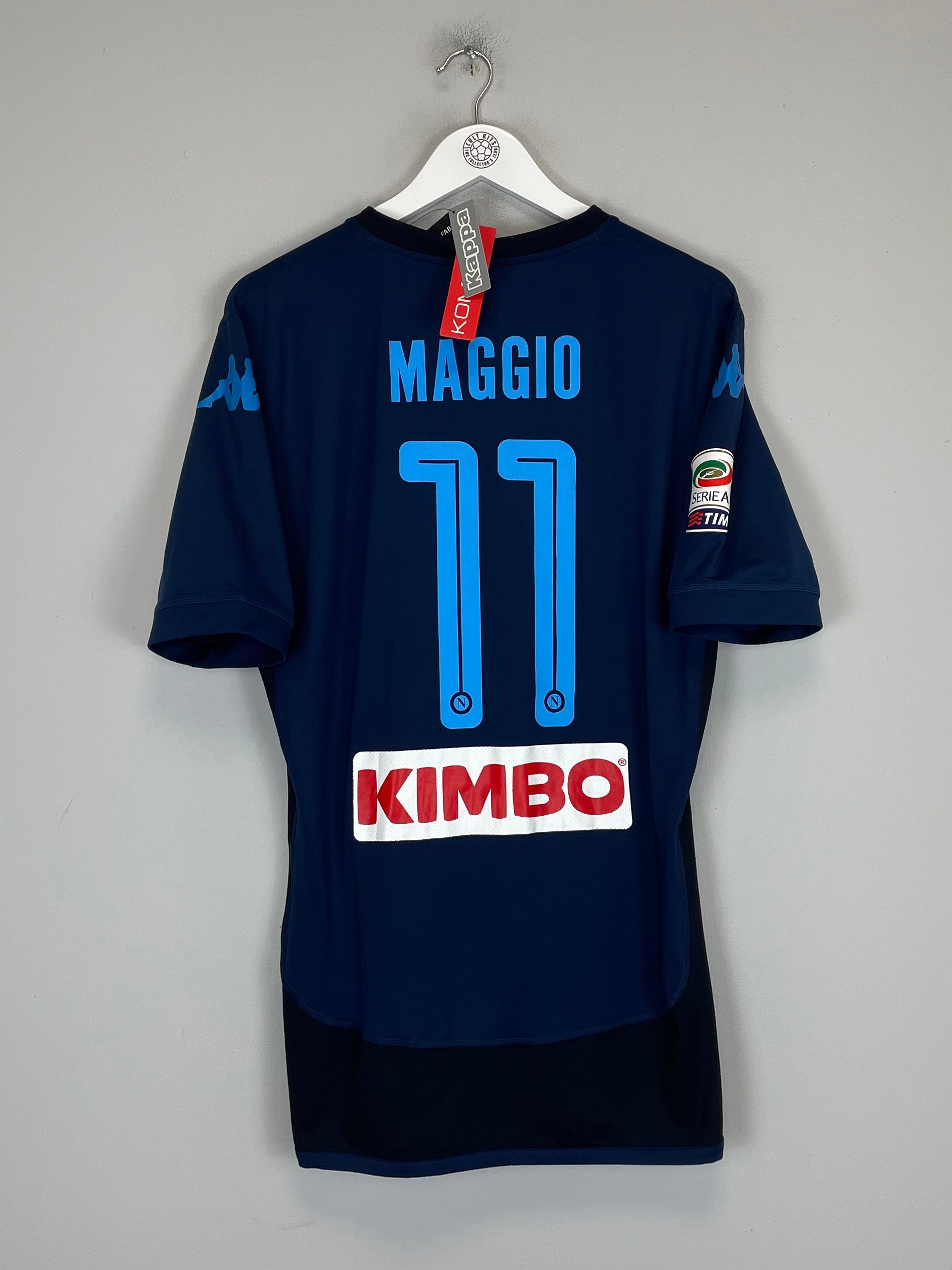 Shop 2017/18 NAPOLI MAGGIO #11 *BNWT* THIRD SHIRT (XXL) KAPPA, classic football shirts, vintage football shirts & retro soccer jerseys at Cult Kits