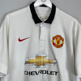 Shop 2014/15 MANCHESTER UNITED AWAY SHIRT (XL) NIKE, classic football shirts, vintage football shirts & retro soccer jerseys at Cult Kits