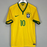 2014/15 BRAZIL NEYMAR JR #10 HOME SHIRT (M) NIKE