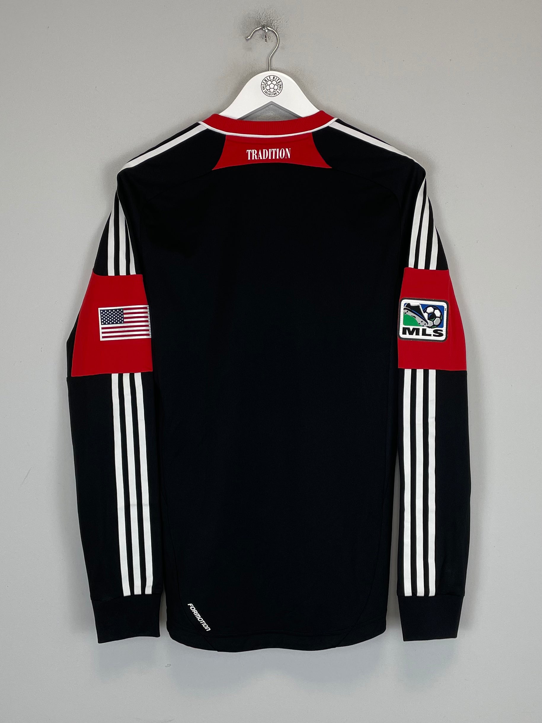 Shop 2012/13 DC UNITED L/S *PLAYER ISSUE* HOME SHIRT (M) ADIDAS, classic football shirts, vintage football shirts & retro soccer jerseys at Cult Kits