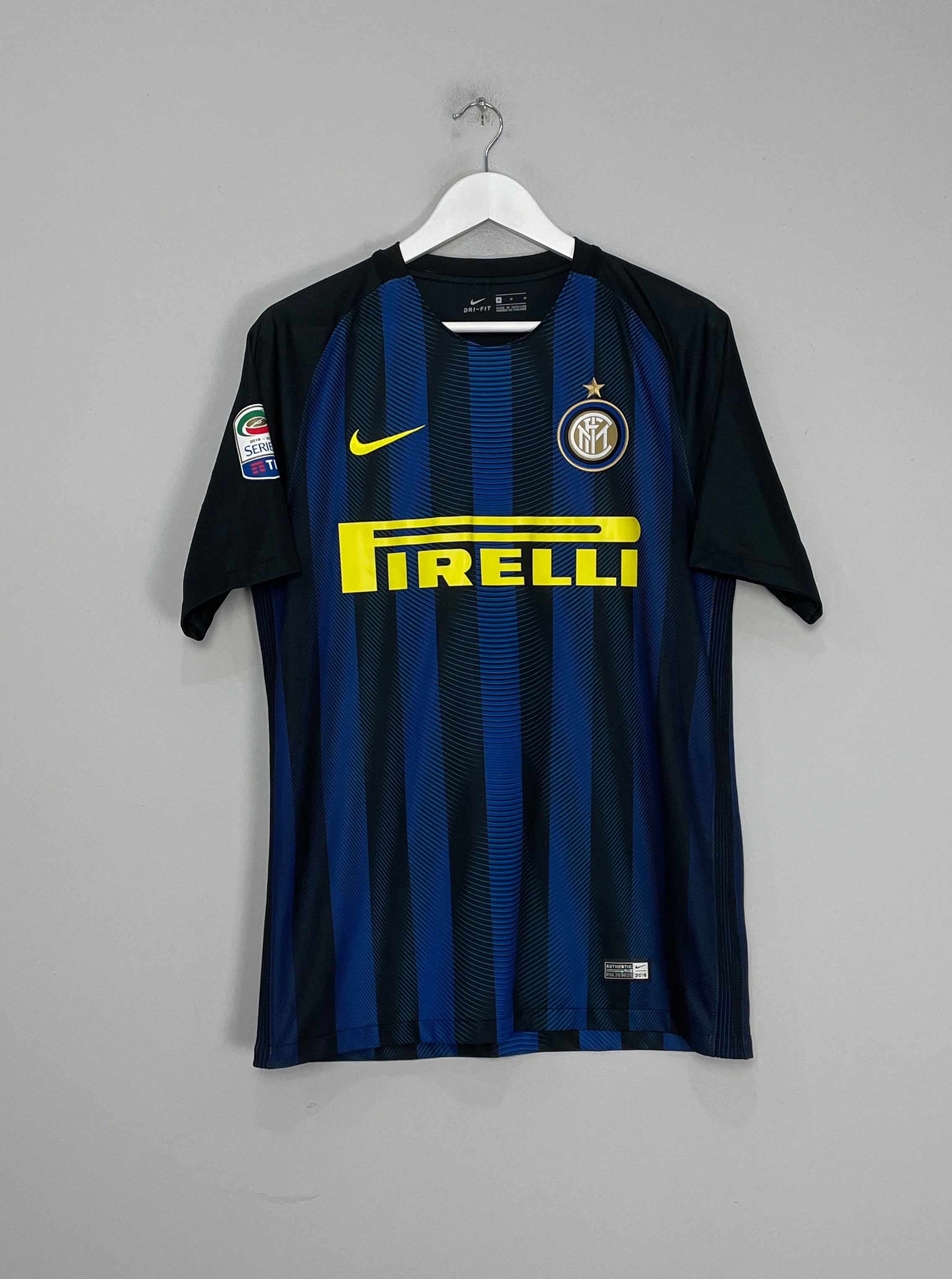 Shop 2016/17 INTER MILAN ICARDI #9 HOME SHIRT (M) NIKE, classic football shirts, vintage football shirts & retro soccer jerseys at Cult Kits